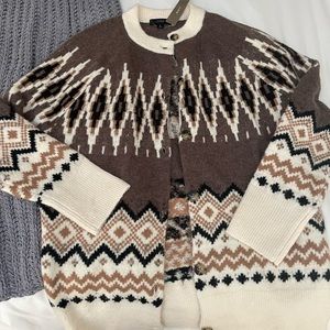 Fair isle cardigan